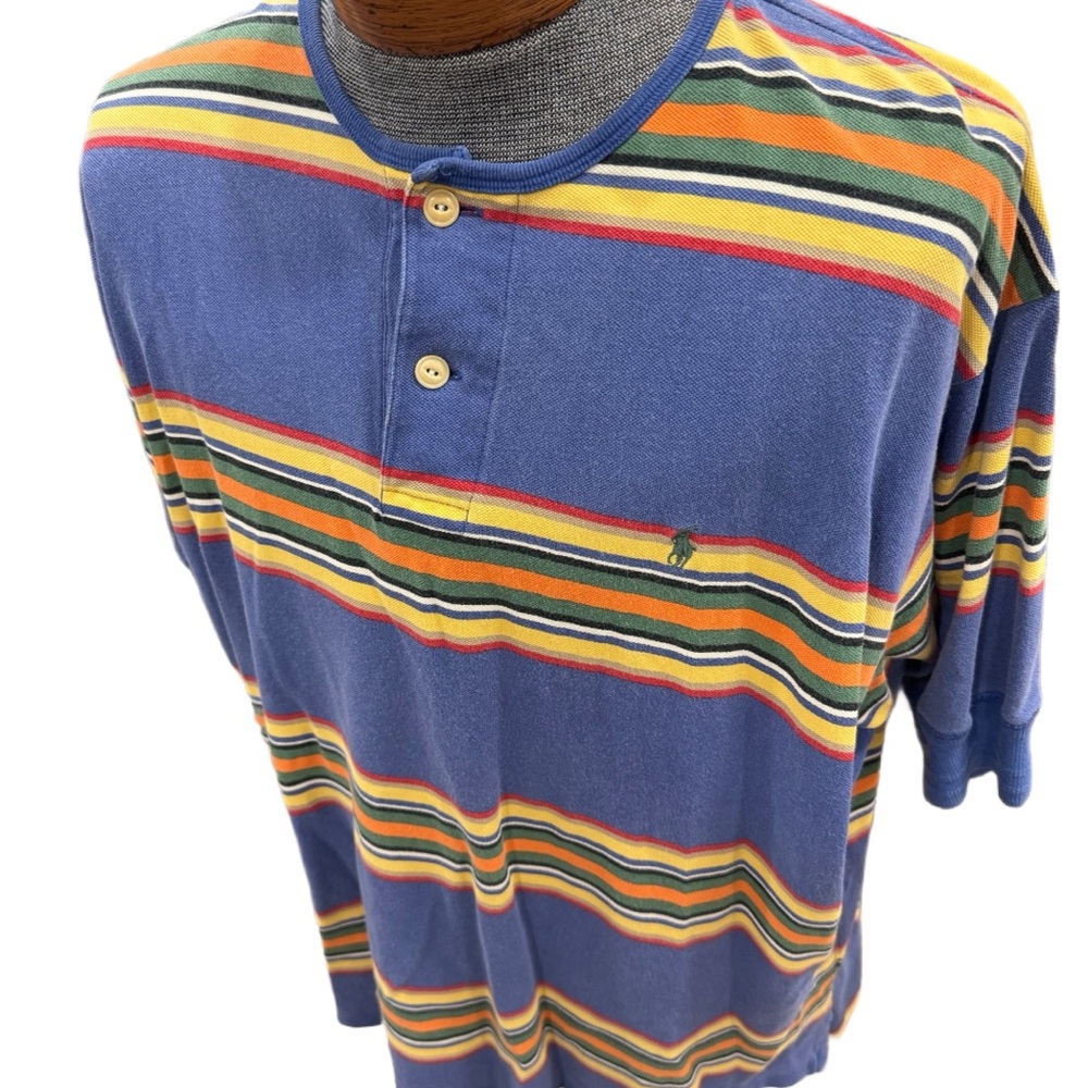 Ralph Lauren Multicolor Striped Button Down Shirt Pullover